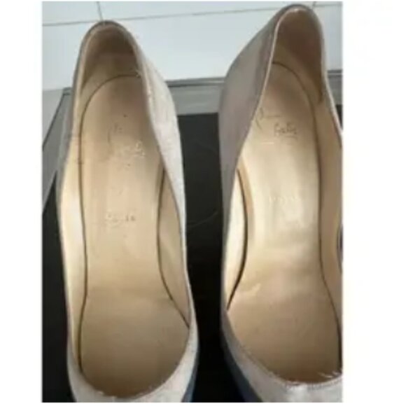 FAIR WORN Christian Louboutin Heels  40EU  Multicolour, Suede - Picture 5 of 7
